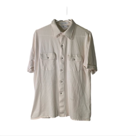 Dior Tops - Christian Dior Large Cream Vintage Button Down Shirt
